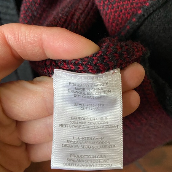 Current Elliot • NWOT Buffalo Plaid Wool Cardigan - Picture 5 of 14